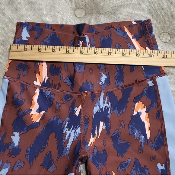 Aerie Chill Play Move Activewear Leggings Leopard Cheetah Print Women's Small - Picture 8 of 10